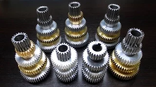 How to make a batch of gears in different ways - homemade gear