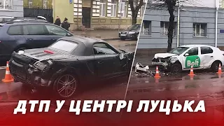 ❗️❗️У Луцьку – СЕРЙОЗНА ДТП у центрі: автівки сильно потрощені, рух ускладнений