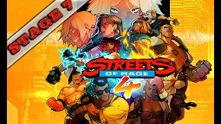 👊🔥STREET OF RAGE 4 - [ GAME PLAY - STAGE 7] 7👊🔥