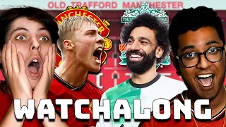 MANCHESTER UNITED 2-2 LIVERPOOL LIVE WATCHALONG 23/24 PREMIER LEAGUE!