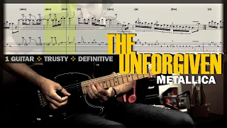 The Unforgiven 🔥 Guitar Cover Tab | Original Solo Lesson | Backing Track with Vocals 🎸 METALLICA