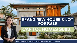 Brand New Premium 5BR House in Capitol Homes, QC with Pool