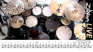 Larnell Lewis  - Zildjian Live! Transcription (Full Band Audio)