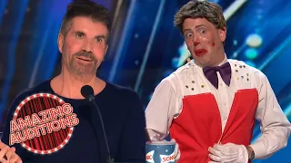 GOOFY Clown wins over the judges with UNEXPECTED Audition!