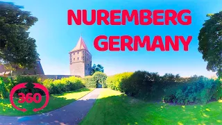 Nuremberg  Germany  VR 360 travel video.  Нюрнберг, Германия.