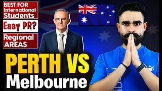 Best Cities For PR and Study  in Australia 🇦🇺 | Perth vs Melbourne 🔥⚡️. Why I choose Perth