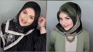 How To Make Turkish Hijab Tutorial Scarf  New Colors