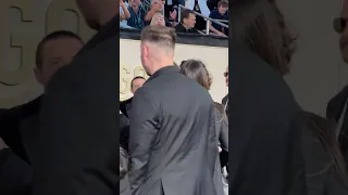 Timothée Chalamet and Leonardo DiCaprio Hug It Out