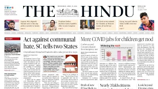 27 April 2022 | The Hindu Newspaper Analysis | Daily Current Affairs #UPSC Current Affairs Today