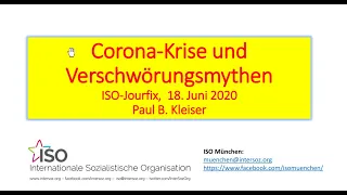 ISO-Jourfix: Verschwörungsmythen