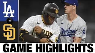 Dodgers vs. Padres Game Highlights (8/25/21) | MLB Highlights