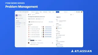 Problem Management, Atlassian ITSM Demo Series