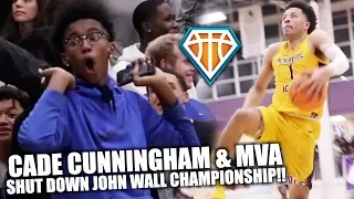 MONTVERDE vs KUMINGA!! | Cade Cunningham CALLS GOD & CRUSHES EASTBAY in John Wall Championship Game