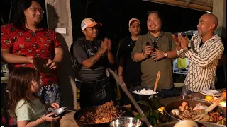 Bagyo weather camping cookout part 2. @baguiomountainman  @NinongRy  @overlandkingsph