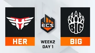 Heroic vs BIG - Map 1 - Dust 2 (ECS Season 8 - Week 2 - DAY1)