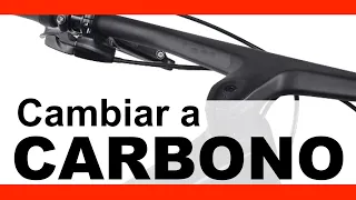 🤔 Qué es MEJOR utilizar MANILLAR de CARBONO o ALUMINIO❓ Montaje de MANUBRIO para MTB de XC