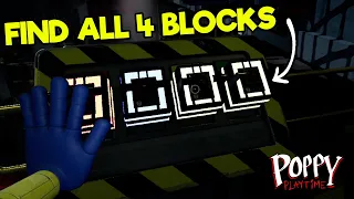 Find all 4 Power Blocks to get the second hand in Poppy Playtime - Chapter 1 - Get the Red hand