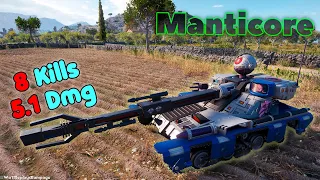 Manticore - 8 Frags 5.1 Damage, Master by player RiccoCZE