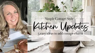 Simple Cottage-Style Kitchen Updates | DIY Faux Beams | 2024