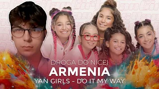 Misja Eurowizja: Droga do Nicei | ARMENIA | Yan Girls - Do It My Way | REAKCJA #16