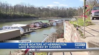 WATCH | House boaters at Herrington Lake blindsided by closure