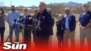 In Full: Kevin McCarthy & GOP visit US-Mexico border ICE facility amid border crisis