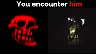 You Encounter him | Troll face Becoming uncanny (Trevor Henderson Edition)