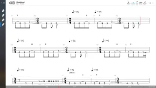 Soundgarden - Outshined (BASS TAB PLAY ALONG)