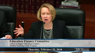 House Education Finance Committee  2/22/18