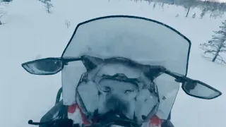 Ski Doo Expedition ACE 900 Turbo луплю в паудэр. ( powder snow )