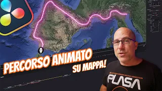 PERCORSO ANIMATO con DaVinci Resolve! Per gli amanti dei viaggi!