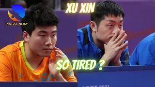 Xu Xin lost badly (Shanghai vs Hebei) | 2021 National Games