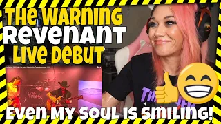 The Warning - REVENANT (Live Debut) REACTION | Just Jen Reacts to The Warning LIVE!