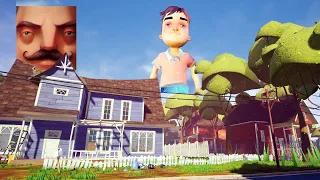 Hello Neighbor - My New Neighbor Big Aaron Act 2 Trampoline Gameplay Walkthrough