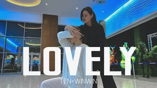 [K-POP IN PUBLIC] TEN X WINWIN Choreography: lovely (Billie Eilish, Khalid) Cover Dance One Take