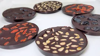 I make healthy chocolate without sugar! 3 ingredients! 5 minutes!