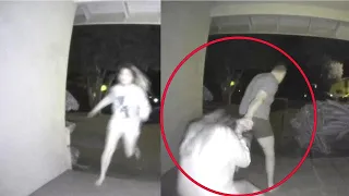 TOP 10 DISTURBING MOMENTS CAUGHT ON DOORBELL CAMERA (PART 3)