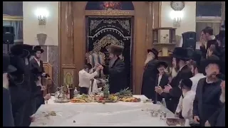 Sadigura Yerushalayim Rebbe Dances With A Child Who Recently Survived a Serious Accident - 15 Shvat