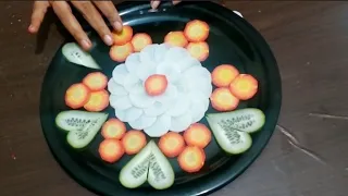 Beautiful And Easy Salad Decorations Ideas By Neelam ki recipes Step by step