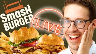 🔴Eat With Keith LIVE | Keith's Smashburger Dinner Experience