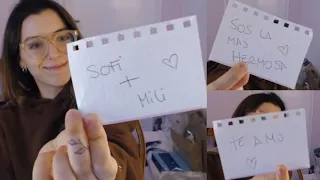 Mili muestra las notitas de amor que le dejo Sofi + Llamada ❤️😍 - Stream 12/08/2022