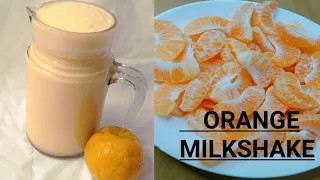 easy orange milk shake/healthy cool drink / MILKSHAKE