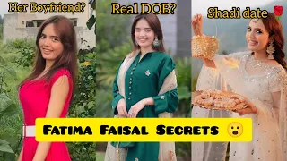 Fatima Faisal || Secrets || Boyfriend 🧐 Must Watch #top11secrets