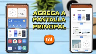 Ahora SÍ Tienda de Widgets FUNCIONAL para AGREGAR a tu Pantalla de Inicio en tu Xiaomi - Redmi Note