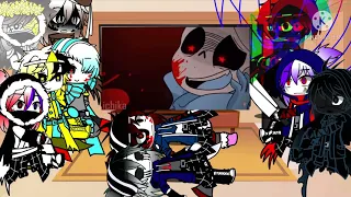 Sans au react to underverse |memes| my au ships