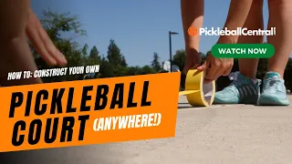 How to Build a Pickleball Court... ANYWHERE!