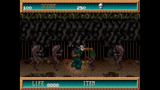 SEGA Mega Drive - Splatterhouse Part I v0.01b (Homebrew made with SGDK)