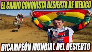 Chavo Salvatierra se corona como Bicampeón Mundial del Desierto en México