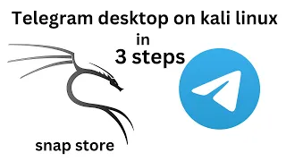 Telegram desktop app on kali linux using snap store