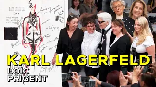 KARL LAGERFELD PAR SES PREMIERES D'ATELIER! Par Loic Prigent